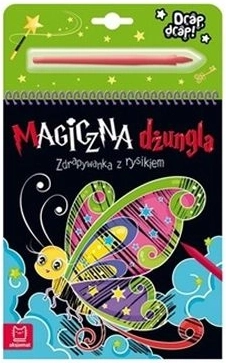 Libro da grattare con stilo "Giungla magica"