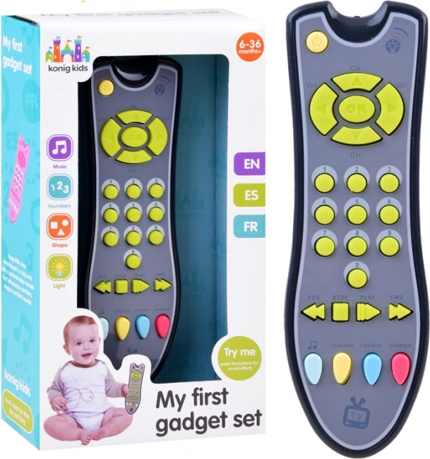 Telecomando TV interattivo per bambini – Giallo