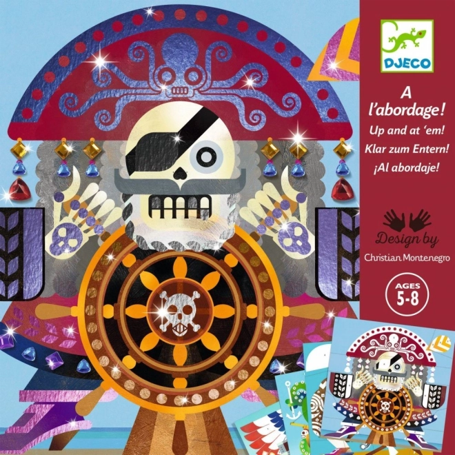 Immagini in foglia a tema pirati