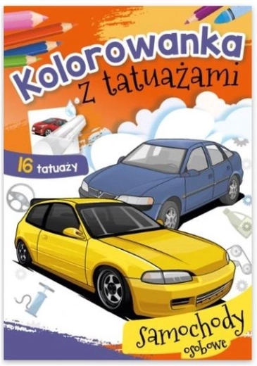 Klakson tattoo – album da colorare e tatuaggi lavabili con auto