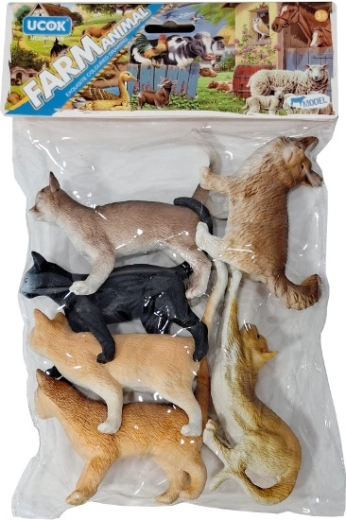 Gatti nel sacco – set di miniature realistiche di gatti