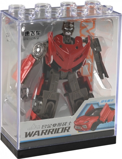 Autorobot in metallo e plastica trasformabile 9 cm