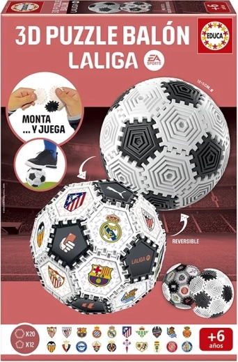 Educa puzzle 3D Build&Play pallone da calcio La Liga 32 pezzi