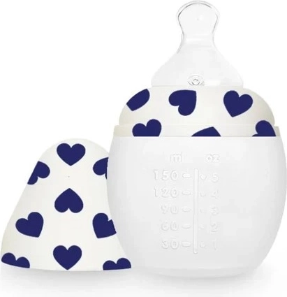 Biberon anticolica ÉLHÉE Full of Love blu 150 ml