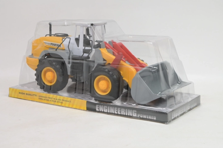 Macchina da cantiere con benna anteriore