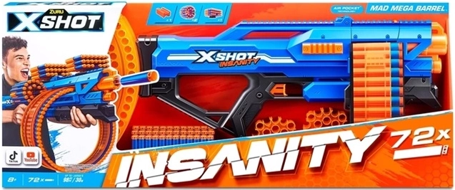 ZURU X-Shot Insanity mega lanciadardi Mega Barrel