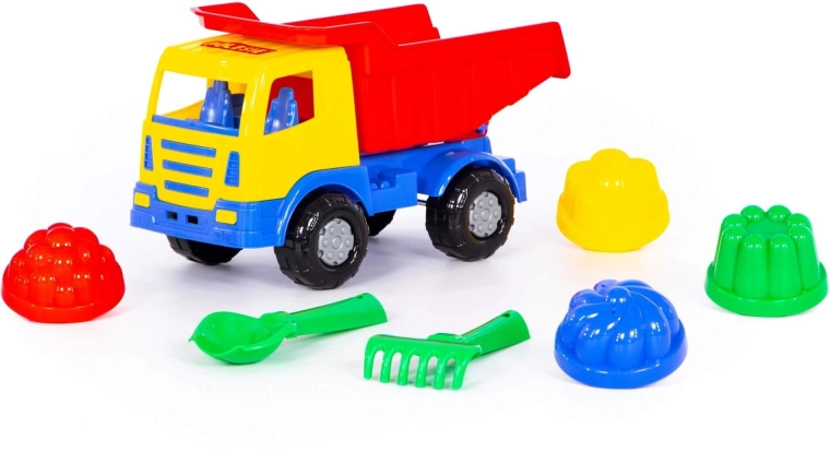 Set da sabbia per bambini con camion ribaltabile