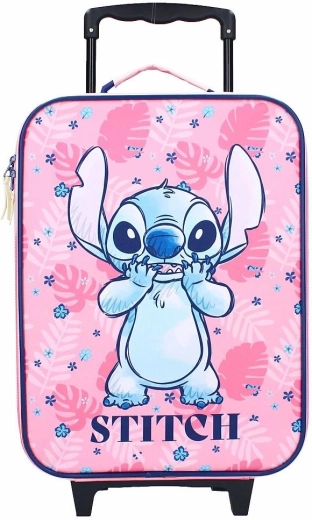 Valigia trolley da viaggio per bambini con ruote Vadobag Lilo e Stitch