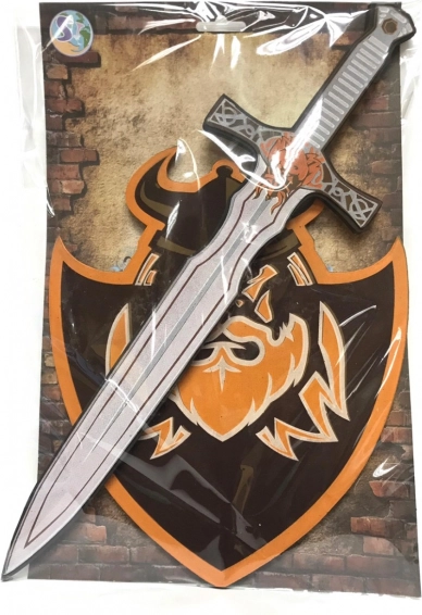 Spada e scudo in schiuma Viking per bambini