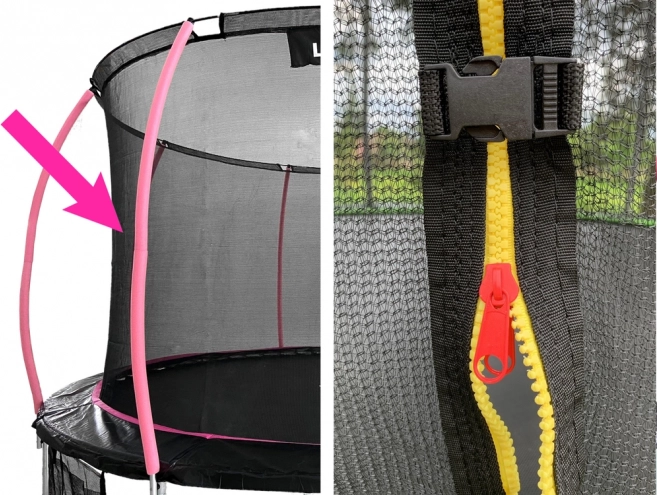 Rete di protezione interna per trampolino Sport Max 12 ft rosa