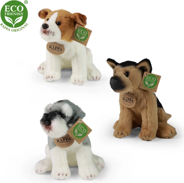 Cane di peluche seduto 20 cm ECO friendly RAPPA