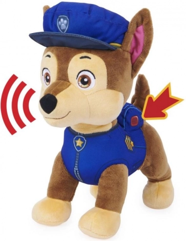 PAW PATROL CHASE CON SUONI E CODA SCODINZOLANTE