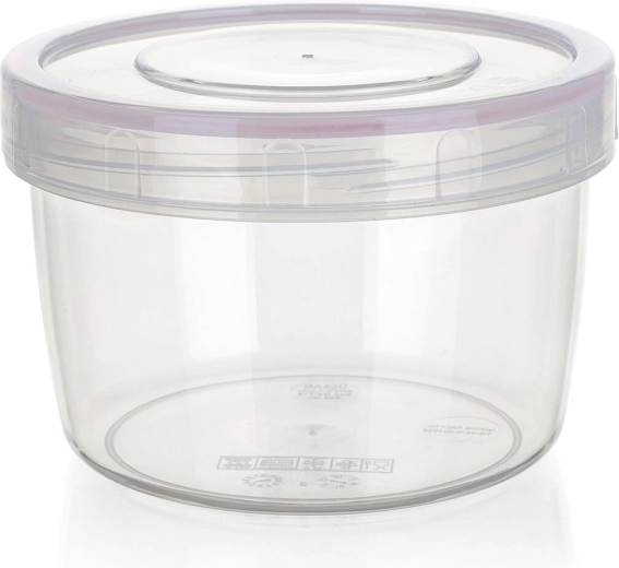 Contenitore ermetico LARA rotondo 0,5 l plastica