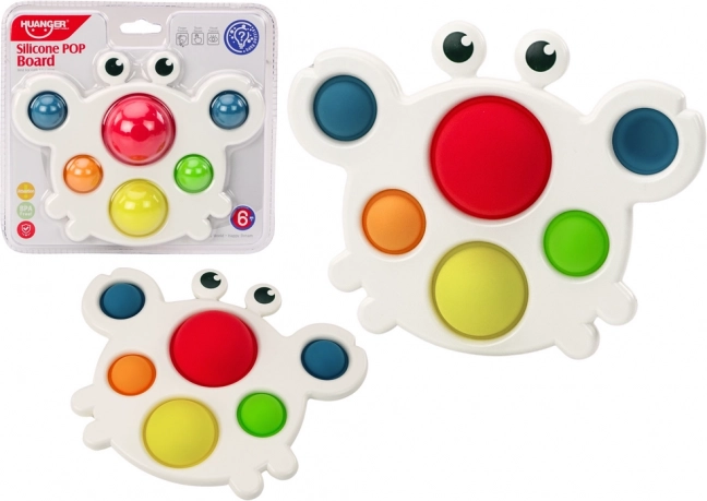 Giocattolo sensomotorio in silicone Granchio Pop It