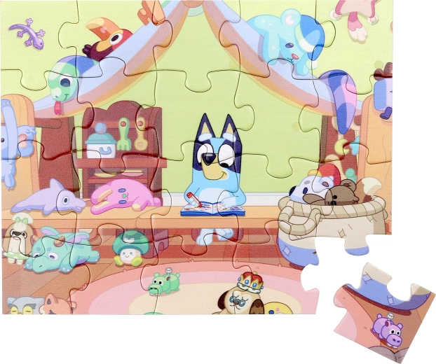 Puzzle in legno Bluey – 20 pezzi
