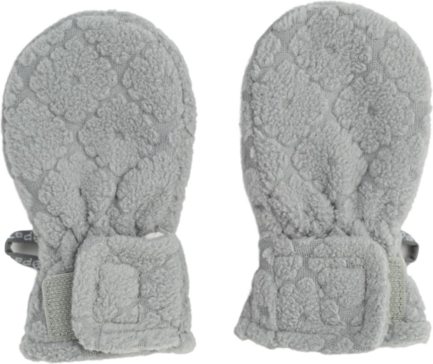 Lodger guantini mittens folklore fleece drizzle 0–12 mesi
