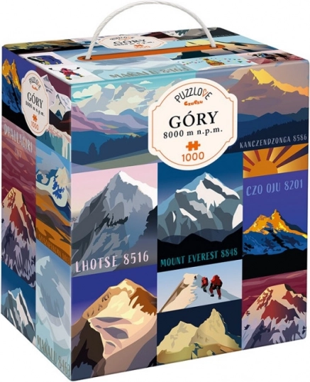 Puzzle 1000 pezzi Puzzlove - Montagne a 8000 m s.l.m.