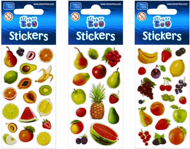 Adesivi con motivo frutta - 1 pezzo