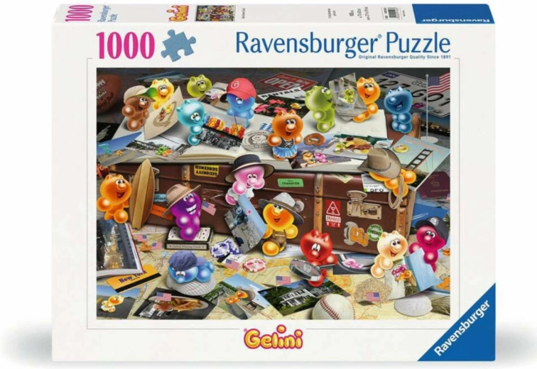 Puzzle Ravensburger Gelini: Viaggiatori, 1000 pezzi