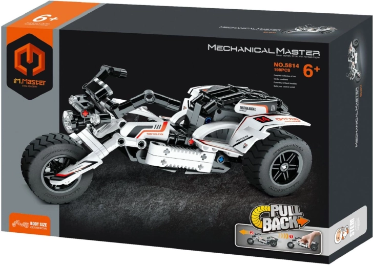 Set di costruzione IM.MASTER motocicletta bianca - 1 pezzo