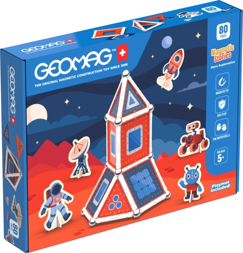 Geomag Stories Mars costruzione magnetica da 80 pezzi