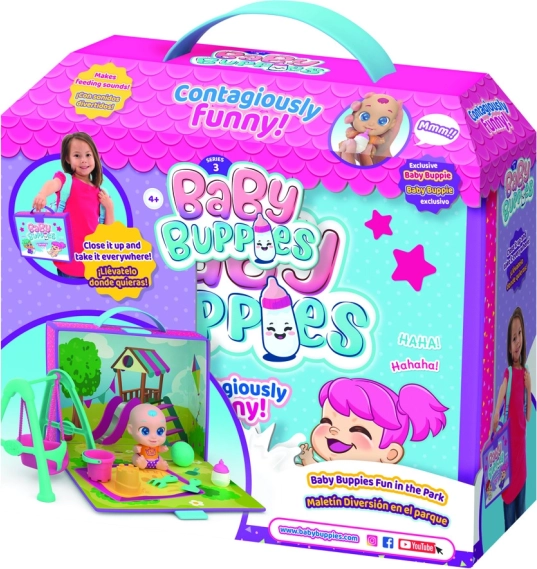 Baby Buppies bebè set di gioco con valigetta