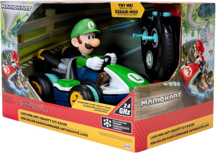 Nintendo Super Mario mini auto RC Luigi Kart 20 cm - 1 pezzo
