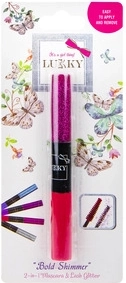 Lukky 2-in-1 mascara e glitter per ciglia