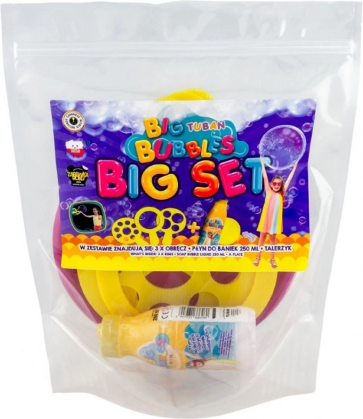 Set per bolle giganti con 3 anelli TUBAN