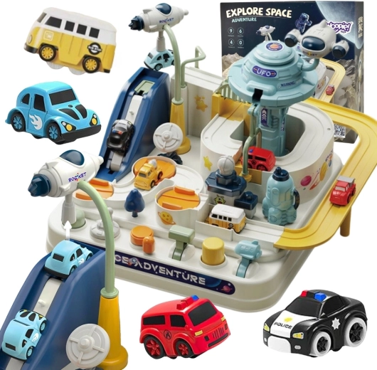 Pista automobilistica interattiva Woopie Avventura nello spazio