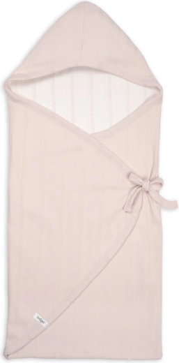 Lodger fascia avvolgente per neonati Wrapper Newborn Pointelle powder