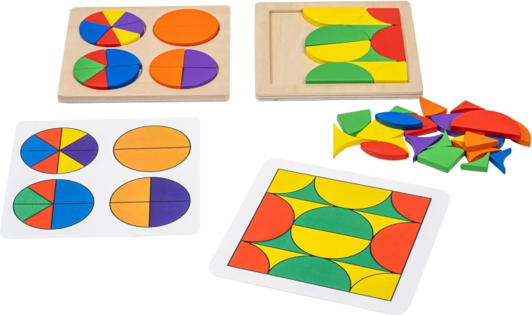 Toys For Life mosaico colorato con schede modello