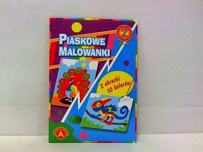 Colorazione con sabbia camaleonte – pavone