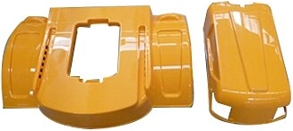 Schienale per veicolo per bambini Strong Bull giallo