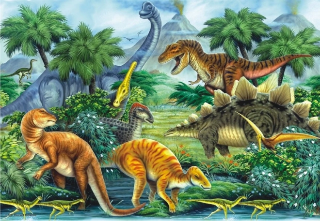 Puzzle Valle dei Dinosauri 260 pezzi