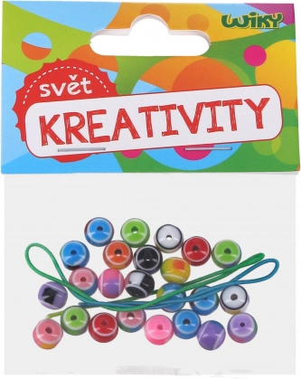 Perline colorate con cordino