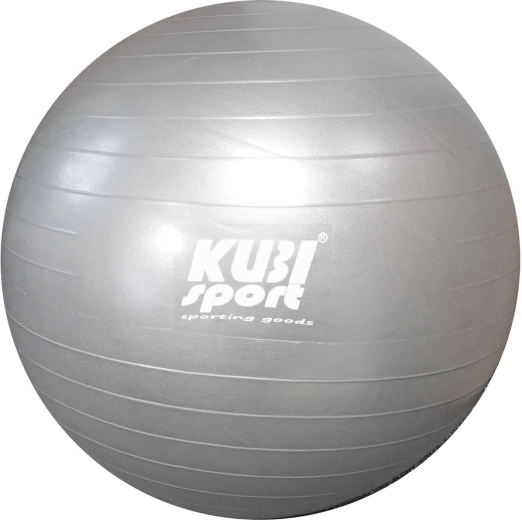 Palla da ginnastica Kubisport argento 65 cm - 1 pezzo