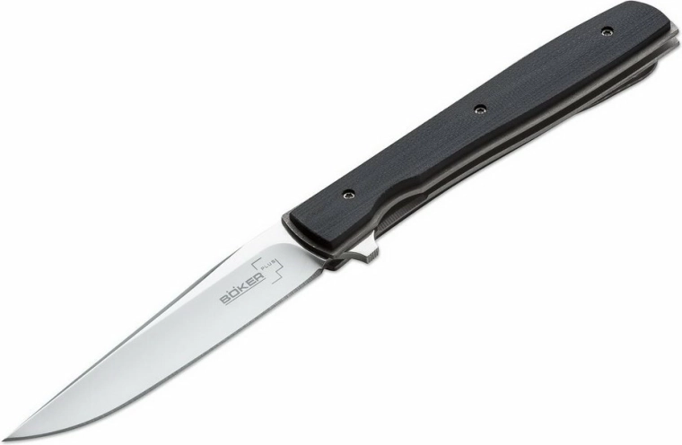 Böker Plus Urban Trapper coltello tascabile 8,7 cm, G10 nero