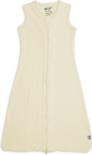 Lodger Hopper sacco nanna in cotone senza maniche solid butter 86/98