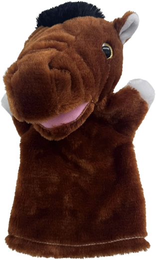 Burattino in peluche coniglietto 26 cm