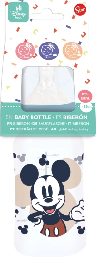Biberon MICKEY 240 ml con sistema anti-coliche