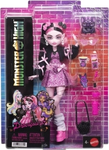 Bambola Monster High Draculaura con accessori e animaletto