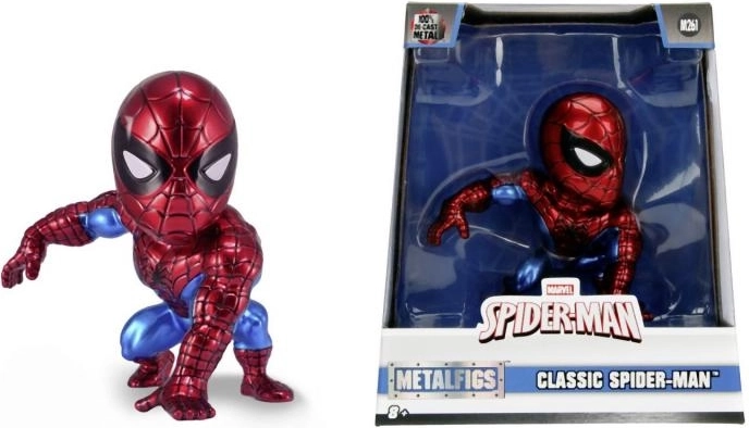 Figuretta da collezione in metallo MARVEL Spider‑Man 10 cm