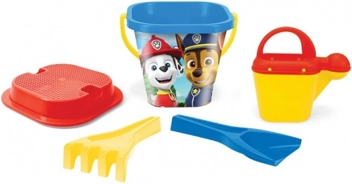 Set da sabbia Paw Patrol 5 pezzi in rete 17x26x17 cm 12m+ Wader