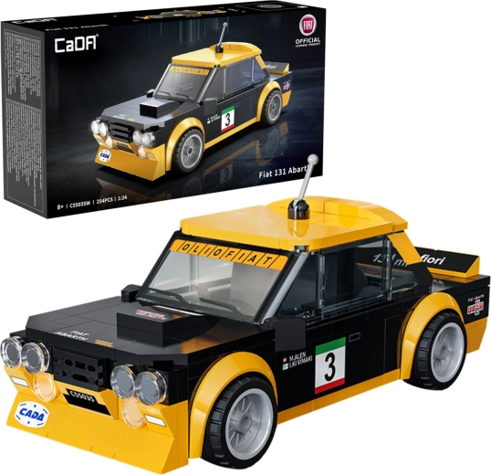 Set di costruzione CADA auto da corsa FIAT 131 Abarth 1:24, 254 pezzi