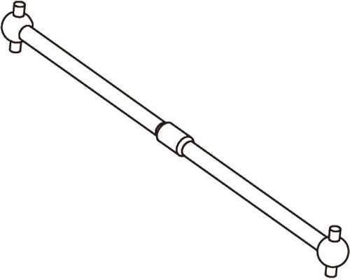 JAMARA albero motore posteriore BL8 (2 pezzi)