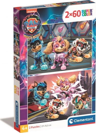 CLEMENTONI Puzzle Paw Patrol: Il Super Film 2x60 pezzi