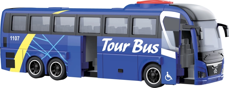 City Service Car autobus urbano 1:16 blu