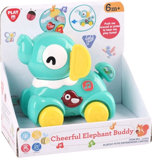 Playgo elefantino allegro – giocattolo interattivo per i più piccoli