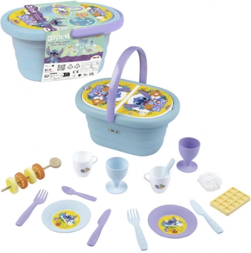 Cestino da picnic per bambini STITCH con accessori